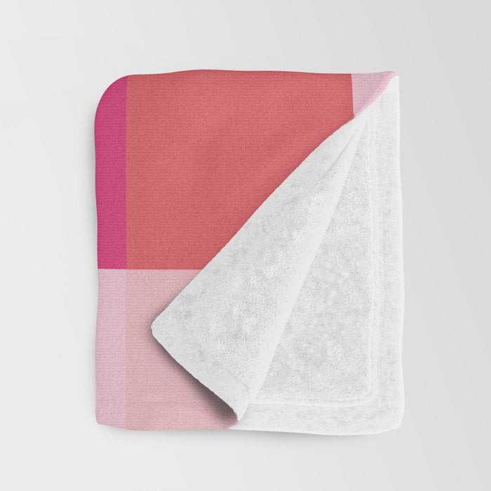 geometrical color illusion  Throw Blanket Gallery Image 3