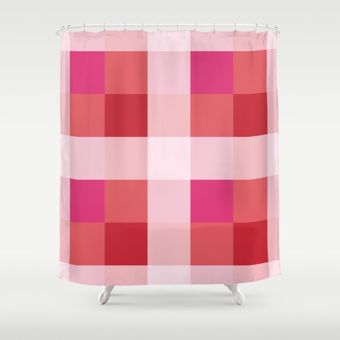 geometrical color illusion  Shower Curtain Gallery Image 1