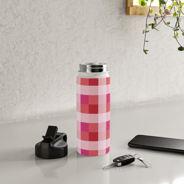 geometrical color illusion  Water Bottle Gallery Image 4