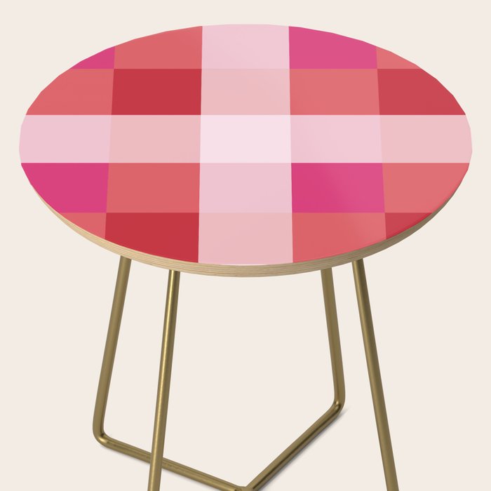 geometrical color illusion  Side Table Gallery Image 2