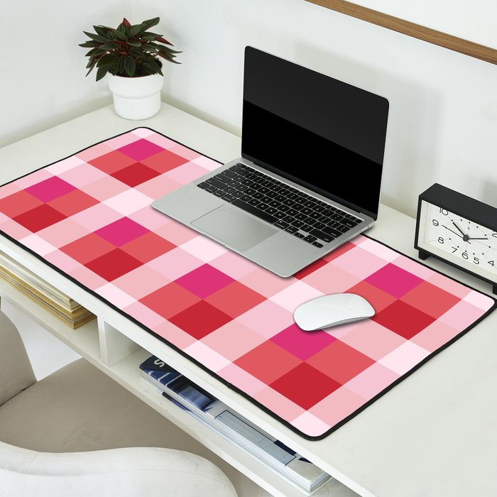 geometrical color illusion  Desk Mat Gallery Image 2