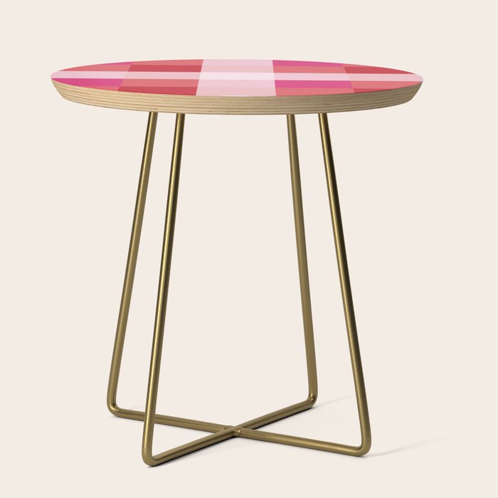 geometrical color illusion  Side Table Gallery Image 1