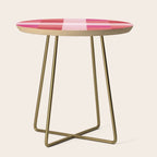 geometrical color illusion  Side Table Gallery Image 1