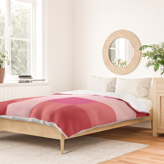 geometrical color illusion  Duvet Cover Gallery Image 2