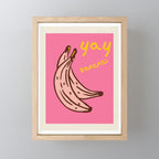 YAY BANANAS Mini Art Print Gallery Image 1