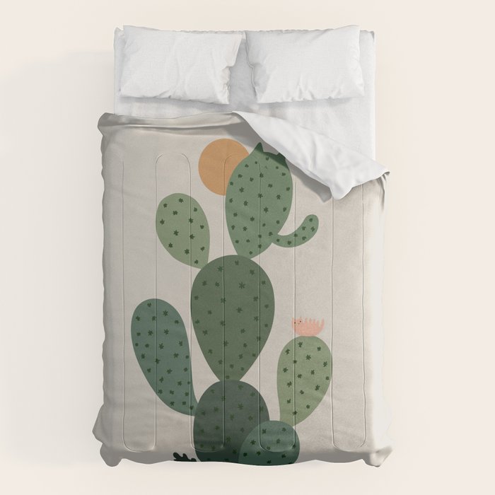 Cat Plants: Cat-tus Comforter Gallery Image 6