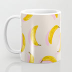 Banana Pattern - Pink Palette Coffee Mug Gallery Image 3