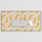 Banana Pattern - Pink Palette Desk Mat Gallery Image 1