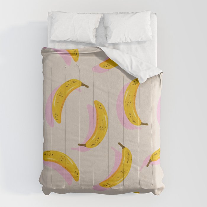 Banana Pattern - Pink Palette Comforter Gallery Image 1