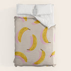 Banana Pattern - Pink Palette Duvet Cover Gallery Image 6