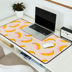 Banana Pattern - Pink Palette Desk Mat Gallery Image 2