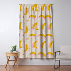 Banana Pattern - Pink Palette Window Curtain Gallery Image 5