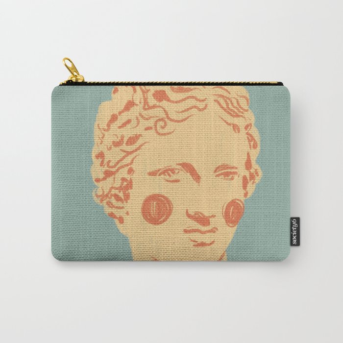 Ancient head #1 Carry All Pouch Gallery Image 1
