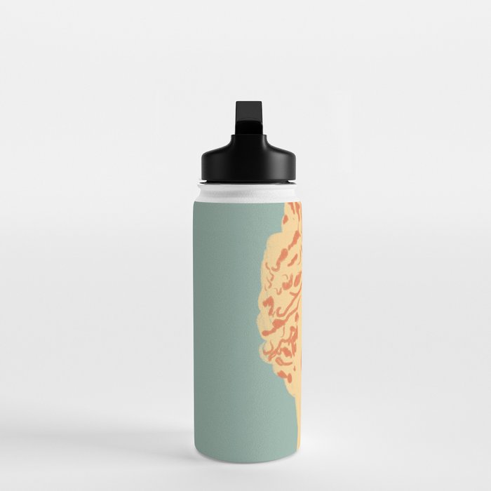 Ancient head #1 Water Bottle Gallery Image 3