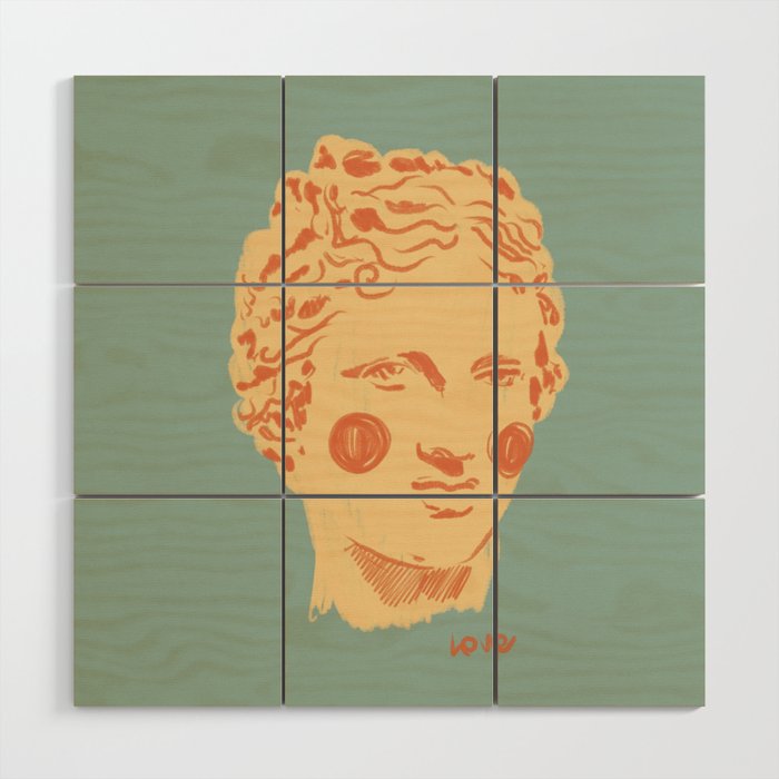 Ancient head #1 Wood Wall Art Gallery Image 1