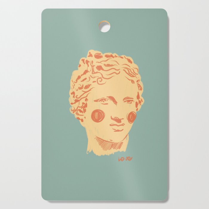 Ancient head #1 Cutting Board Gallery Image 1