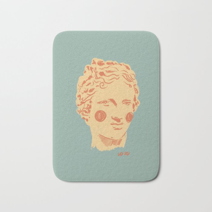 Ancient head #1 Bath Mat Gallery Image 1