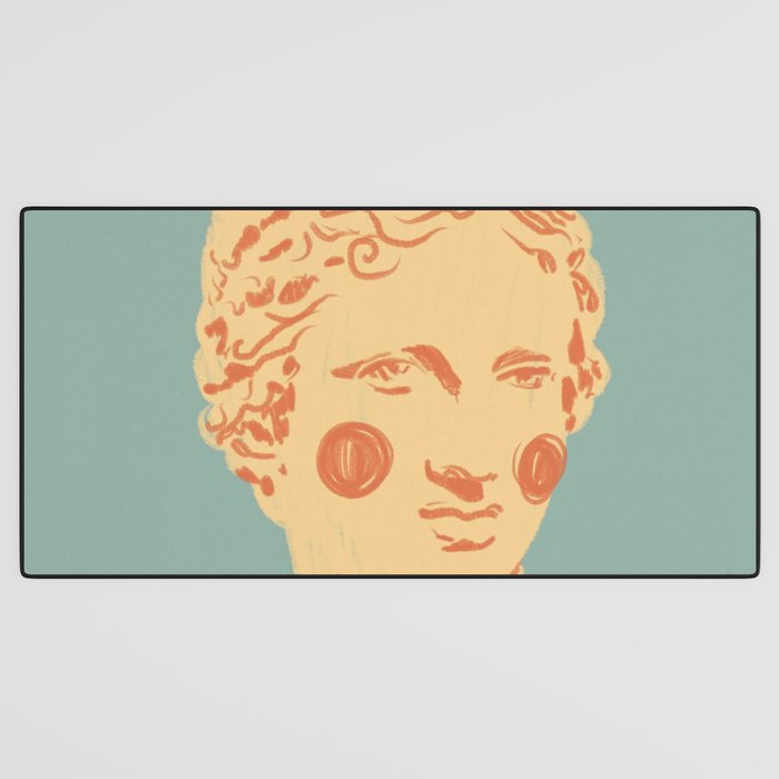 Ancient head #1 Desk Mat Gallery Image 3