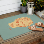 Ancient head #1 Outdoor Rug Gallery Image 2