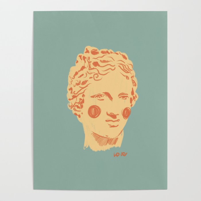 Ancient head #1 Poster Gallery Image 1
