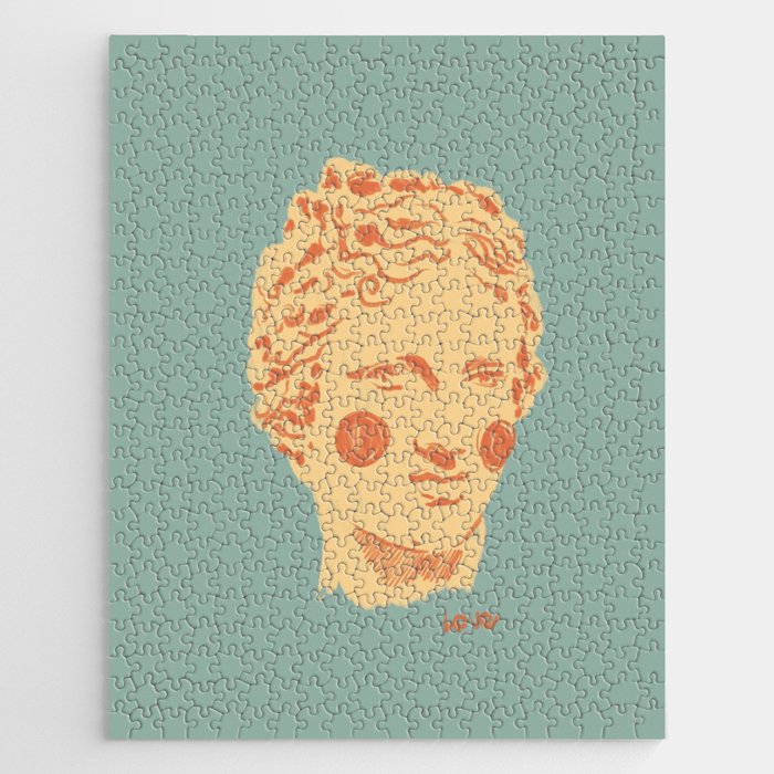 Ancient head #1 Jigsaw Puzzle Gallery Image 1