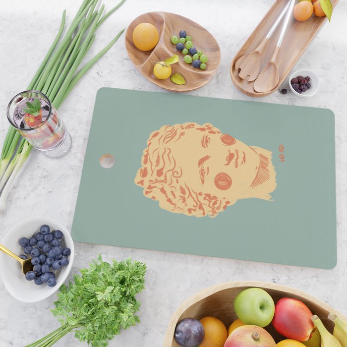 Ancient head #1 Cutting Board Gallery Image 2