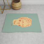 Ancient head #1 Rug Gallery Image 1