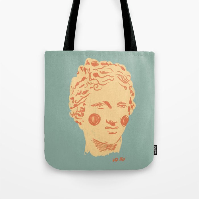 Ancient head #1 Tote Bag Gallery Image 1