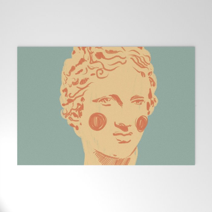 Ancient head #1 Welcome Mat Gallery Image 1