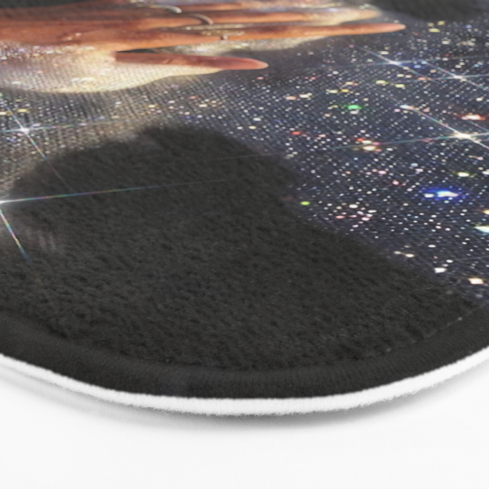 SUMMER, I MISS YOU | collage | waves | ocean | sea | summer | vacation | happy | touch | blue  Bath Mat Gallery Image 3