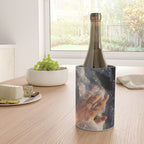 SUMMER, I MISS YOU | collage | waves | ocean | sea | summer | vacation | happy | touch | blue  Wine Chiller Gallery Image 4