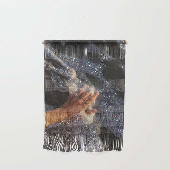 SUMMER, I MISS YOU | collage | waves | ocean | sea | summer | vacation | happy | touch | blue  Wall Hanging Gallery Image 1