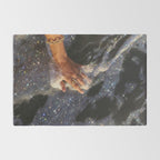 SUMMER, I MISS YOU | collage | waves | ocean | sea | summer | vacation | happy | touch | blue  Rug Gallery Image 2