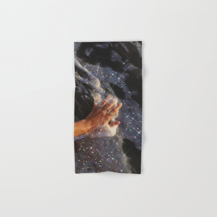 SUMMER, I MISS YOU | collage | waves | ocean | sea | summer | vacation | happy | touch | blue  Bath Towel Gallery Image 1