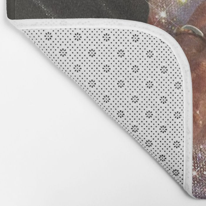 SUMMER, I MISS YOU | collage | waves | ocean | sea | summer | vacation | happy | touch | blue  Bath Mat Gallery Image 2