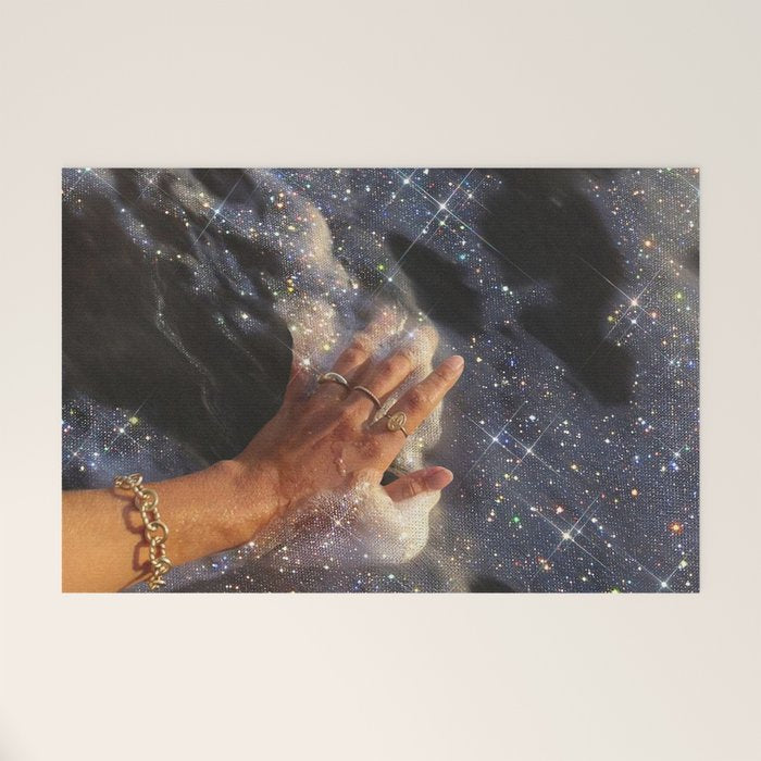 SUMMER, I MISS YOU | collage | waves | ocean | sea | summer | vacation | happy | touch | blue  Welcome Mat Gallery Image 1