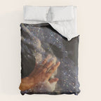 SUMMER, I MISS YOU | collage | waves | ocean | sea | summer | vacation | happy | touch | blue  Comforter Gallery Image 6