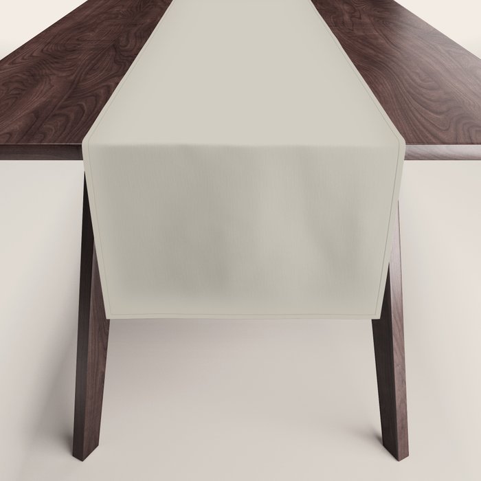 Agreeable Gray light neutral solid color  Table Runner Gallery Image 1