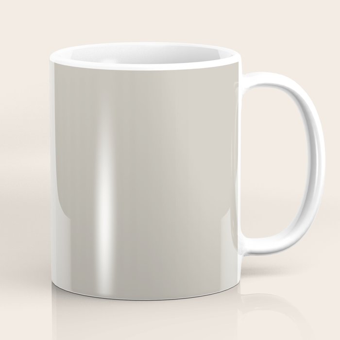 Agreeable Gray light neutral solid color  Coffee Mug Gallery Image 1