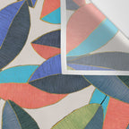 Tropical Ficus leaves #botanic Wall Tapestry Gallery Image 3