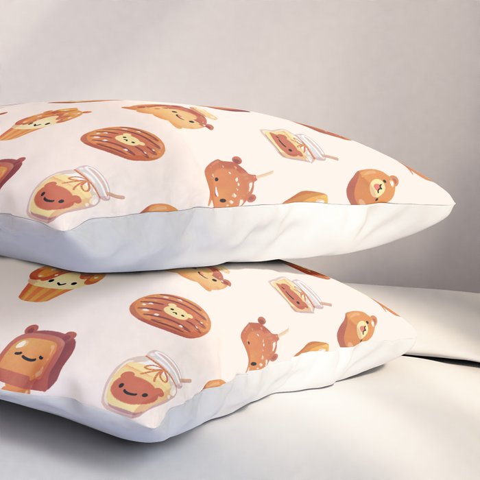 Salted caramel bear Pillow Sham Gallery Image 3