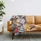 Paradise Birds II. Throw Blanket Gallery Image 1