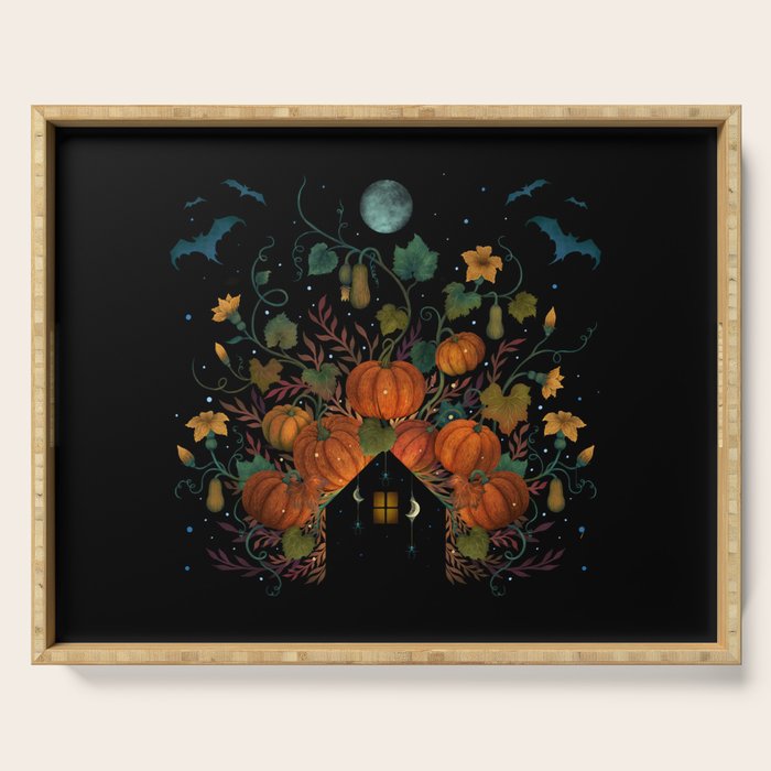 Pumpkin Rooftop Serving Tray Gallery Image 1