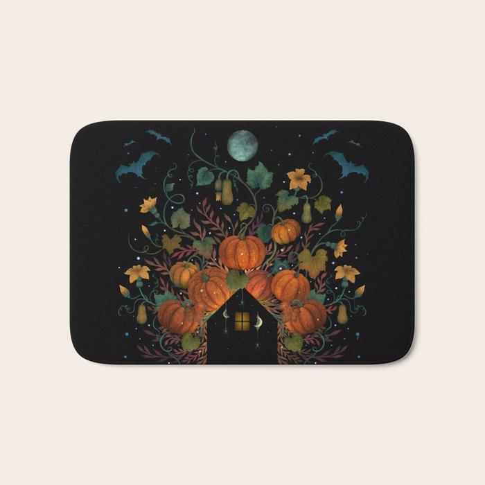 Pumpkin Rooftop Bath Mat Gallery Image 1