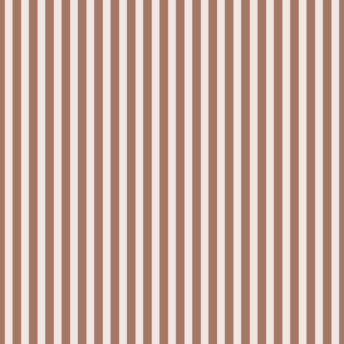 Fine Stripes Narrow Vertical Stripe Pattern in Mocha Brown Coffee Mug Gallery Image 2