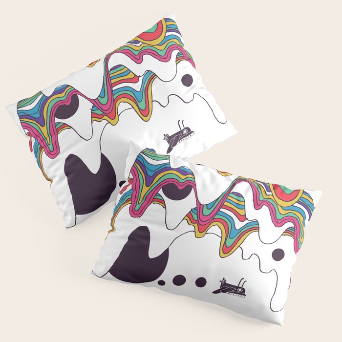 Psychedelic Planet Pillow Sham Gallery Image 1