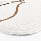 Abstract Art /Minimal Plant 111 Bath Mat Gallery Image 3