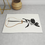 Abstract Art /Minimal Plant 111 Rug Gallery Image 1