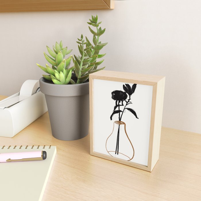 Abstract Art /Minimal Plant 111 Mini Art Print Gallery Image 2