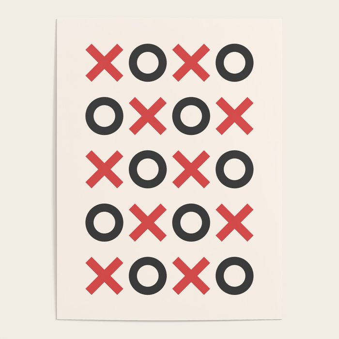 XOXO Red Black Poster Gallery Image 4